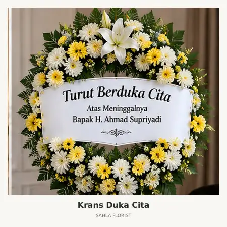 Krans Bunga Duka Kebayoran Baru